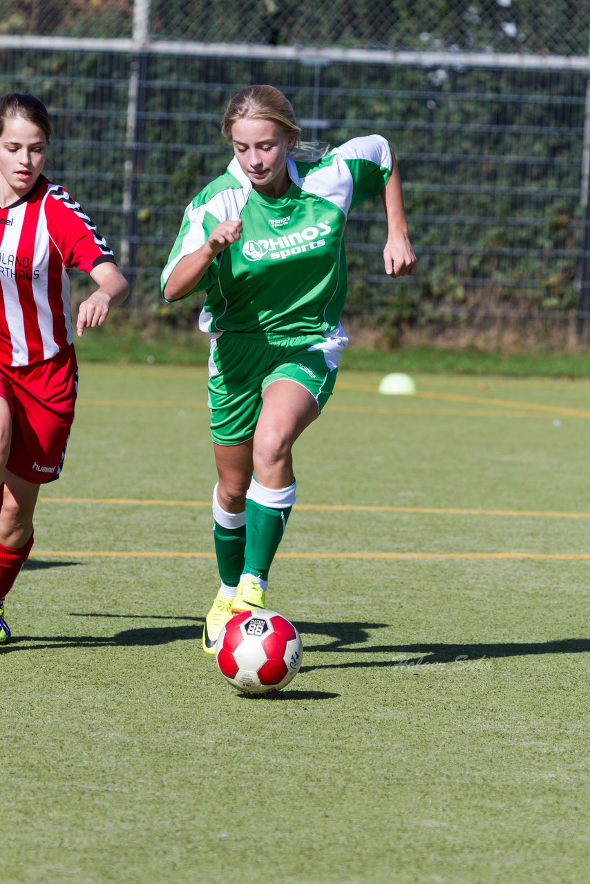 Bild 214 - C-Juniorinnen Kaltenkirchener TS - TuS Tensfeld : Ergebnis: 7:0